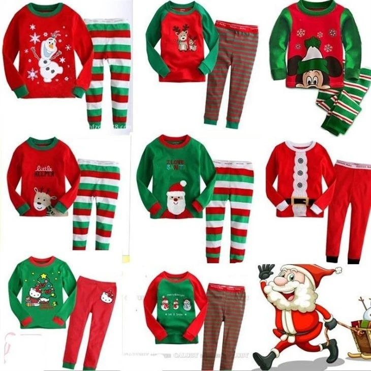 Christmas Cartoon Kids Pajamas