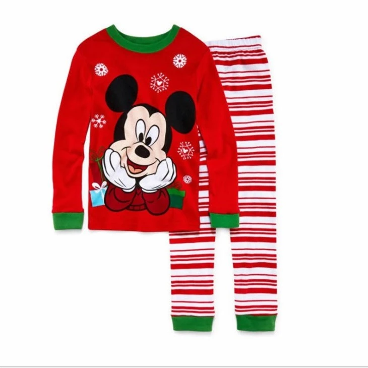 Christmas Cartoon Kids Pajamas high quality