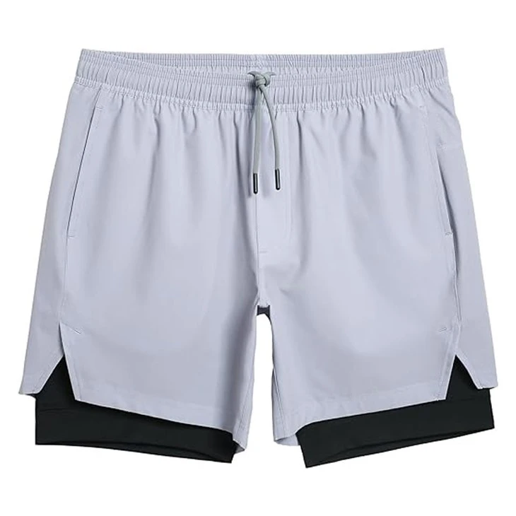 Contrast Trim Mesh Basketball Shorts