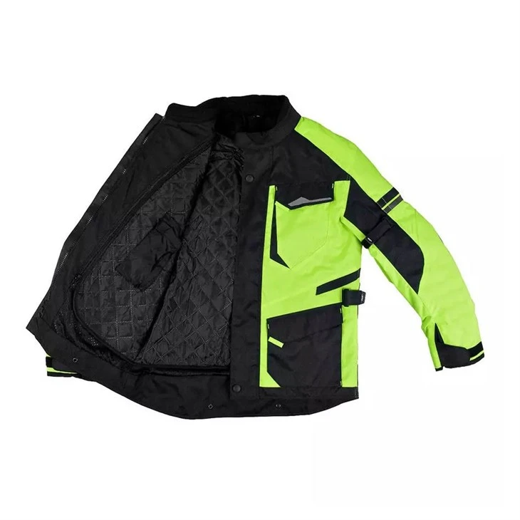 Fluorescent Green Waterproof Motorcycle Tour Jacket suppliers