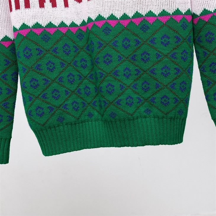 Green Reindeer Festive Christmas Sweater best