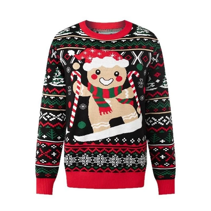Men Reindeer Jacquard Christmas Sweater best