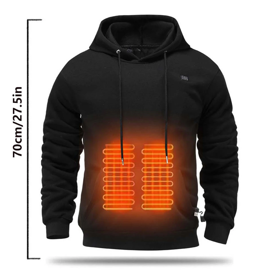 Pullover Thermal Heated Hoodie2 Pullover Thermal Heated Hoodie2