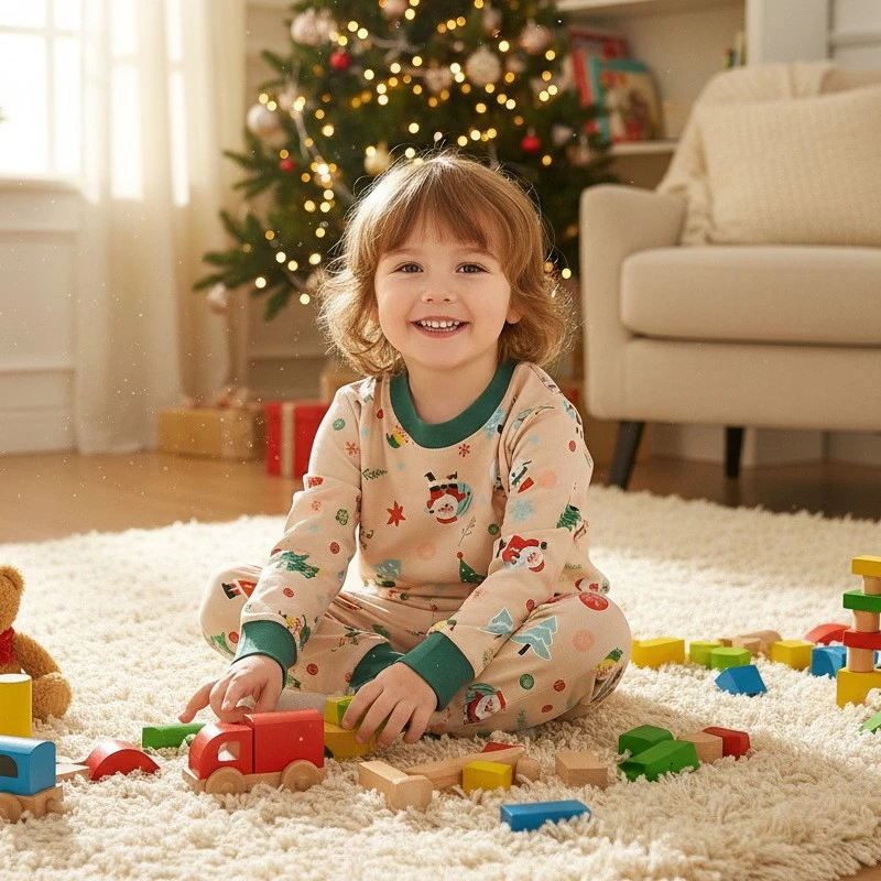 Festive Xmas Kids Sleepwear12 Festive Xmas Kids Sleepwear12
