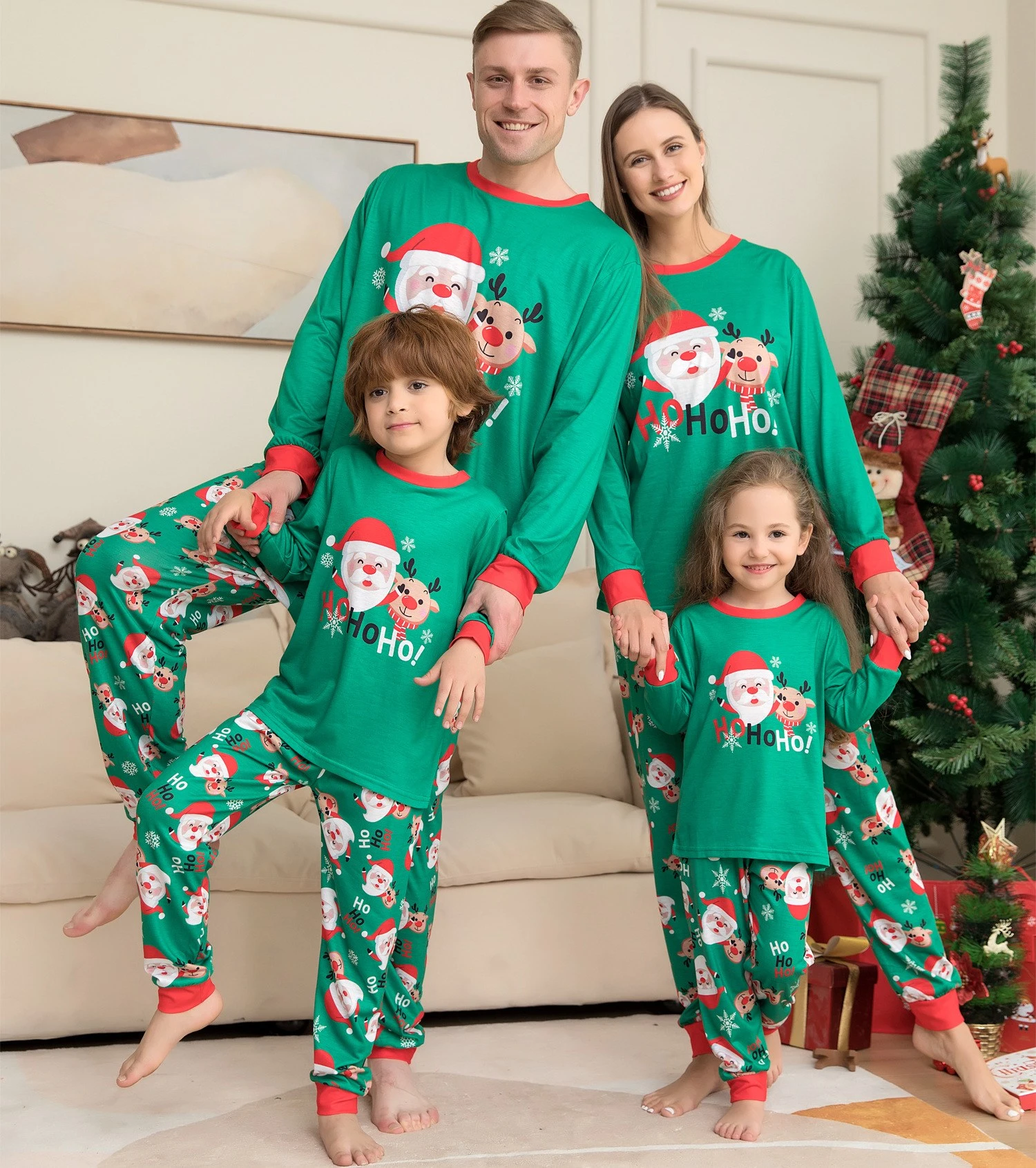 Red Xmas Family Pajamas9 Red Xmas Family Pajamas9