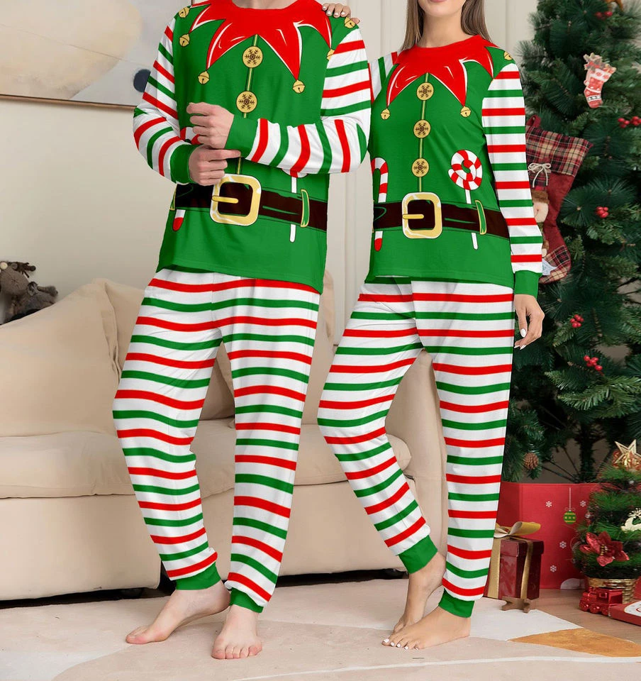 Elf Family Matching Pajamas5 Elf Family Matching Pajamas5