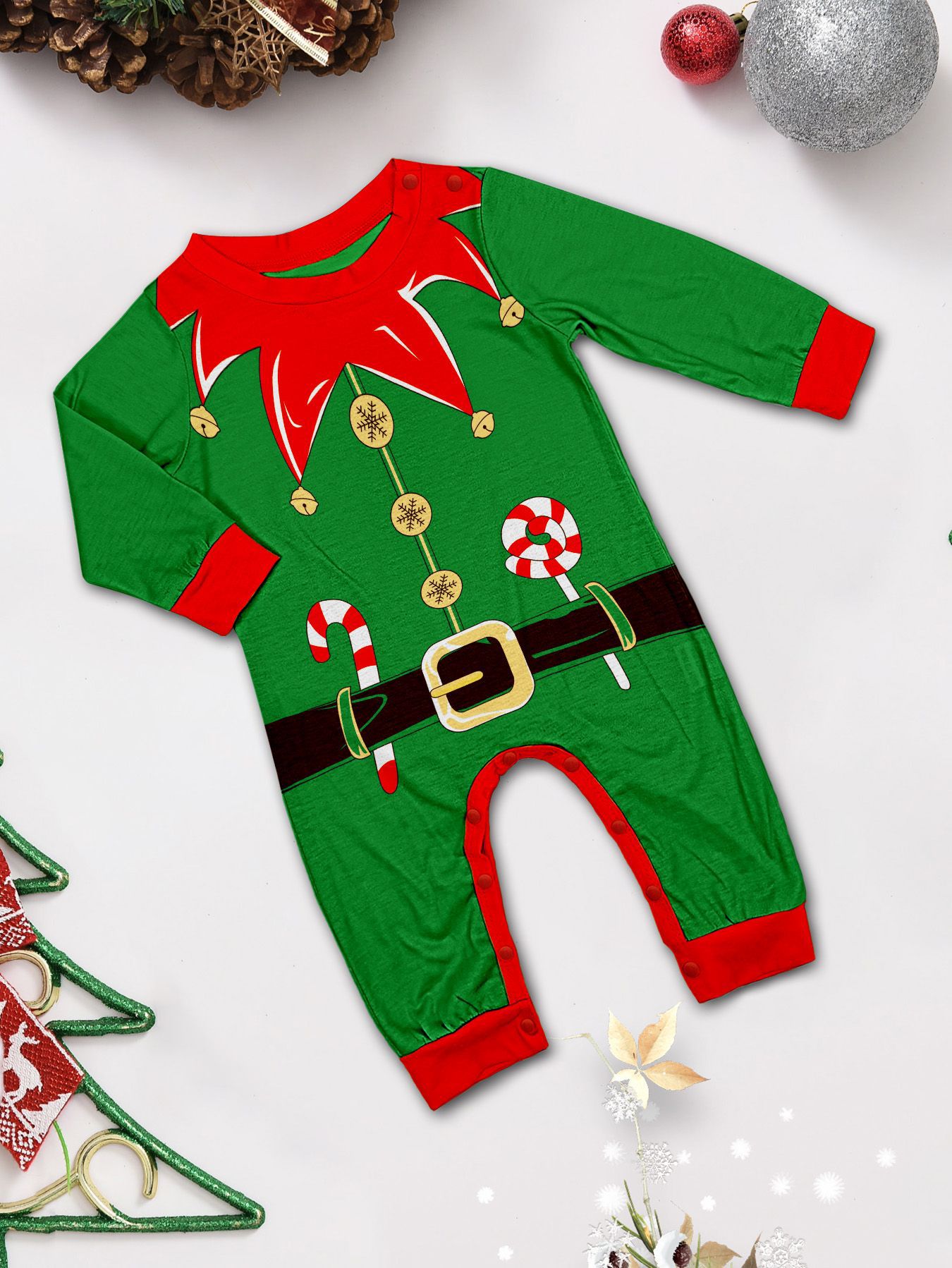 Elf Family Matching Pajamas15 Elf Family Matching Pajamas15