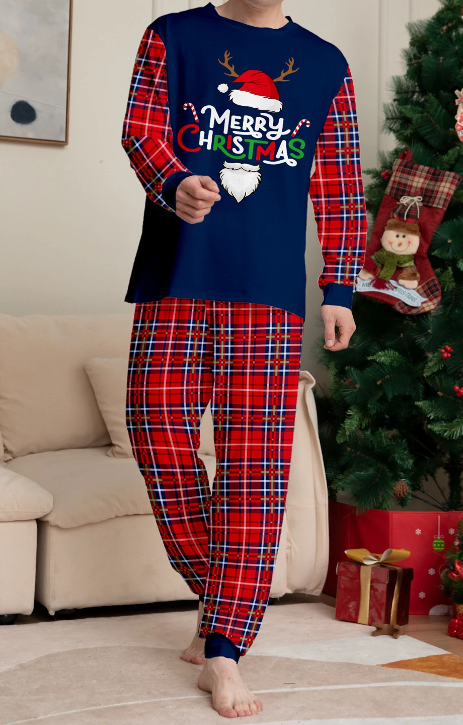 Plaid Matching Family Pajamas4 Plaid Matching Family Pajamas4