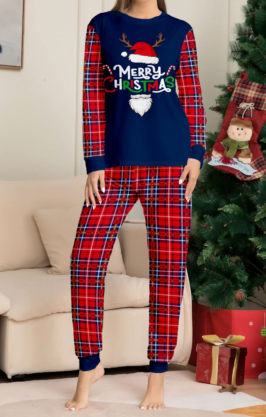 Plaid Matching Family Pajamas6 Plaid Matching Family Pajamas6