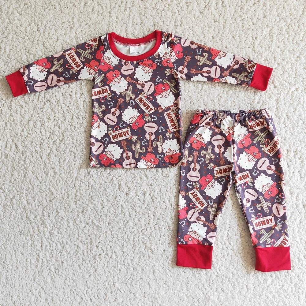 Xmas Kids Pattern Pajamas7 Xmas Kids Pattern Pajamas7