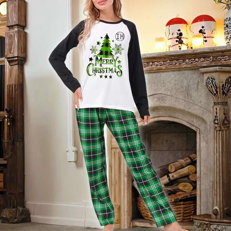 Tree Plaid Family Pajamas13 Tree Plaid Family Pajamas13