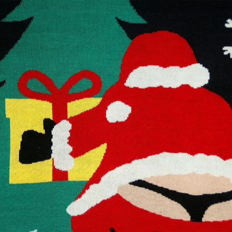 Ugly Santa Tree Christmas Knit6 Ugly Santa Tree Christmas Knit6