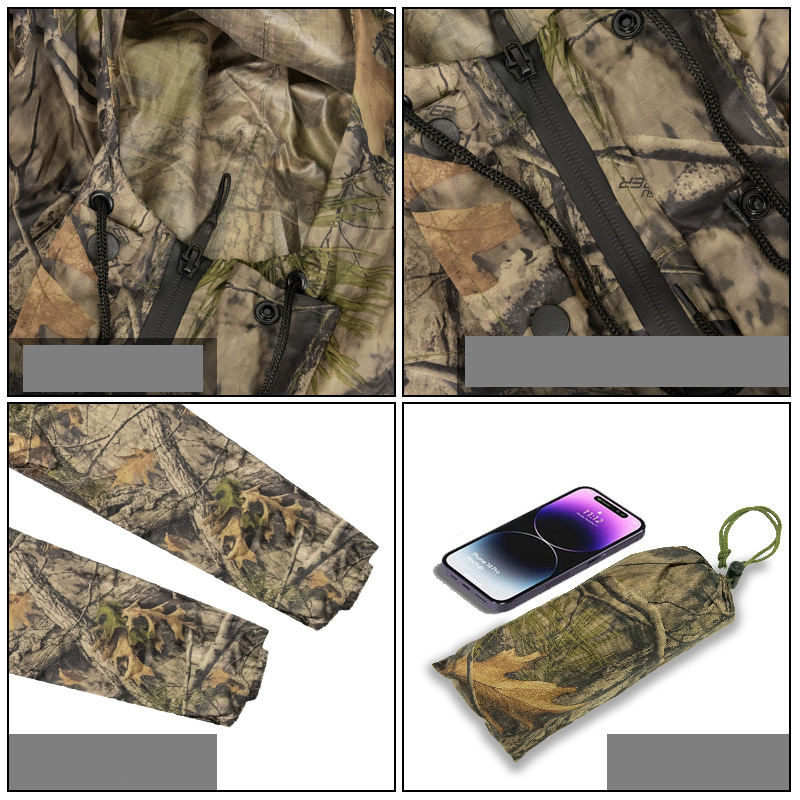 Camo Seam Sealed Zipper Rain P5 Camo Seam Sealed Zipper Rain P5