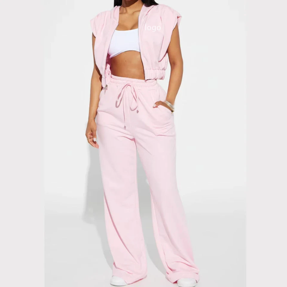 Sleeveless Crop Jogger Outfit 6 Sleeveless Crop Jogger Outfit 6