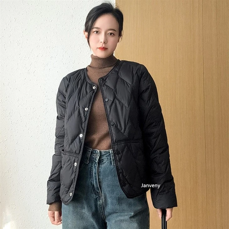 Quilted Short Down Coat high quality