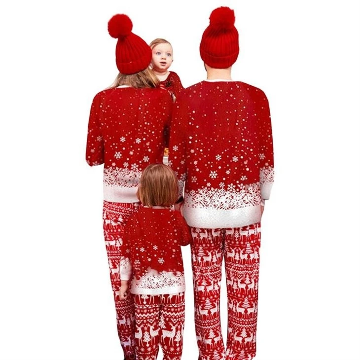 Red Xmas Family Pajamas factory