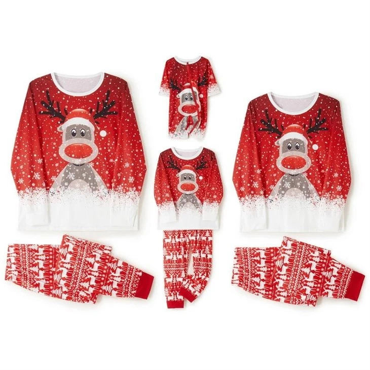Red Xmas Family Pajamas best