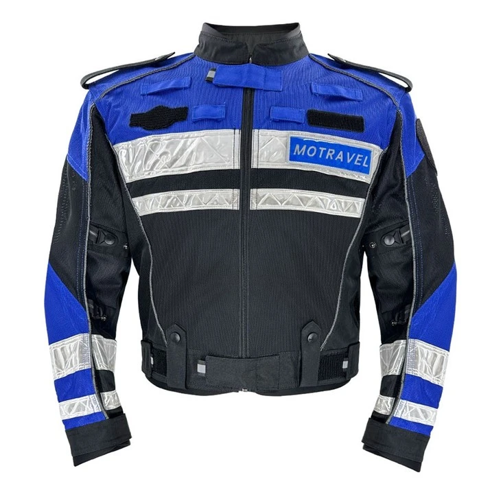 Reflective Mesh Motorcycle Protective Riding Jacket factory