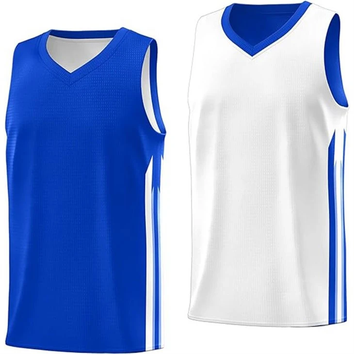 Reversible V Neck Basketball Jersey high quality