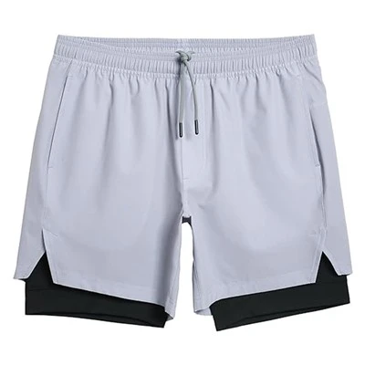 Contrast Trim Mesh Basketball Shorts