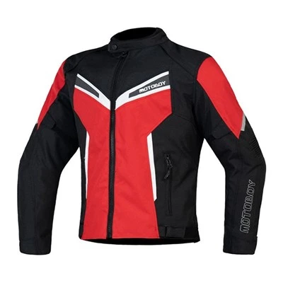 Red Black Sport Motorcycle Protective Rider Jacket