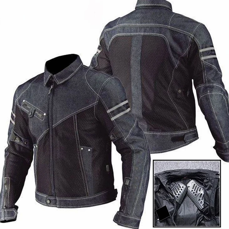Vintage Leather Look Motorcycle Protective Jacket suppliers